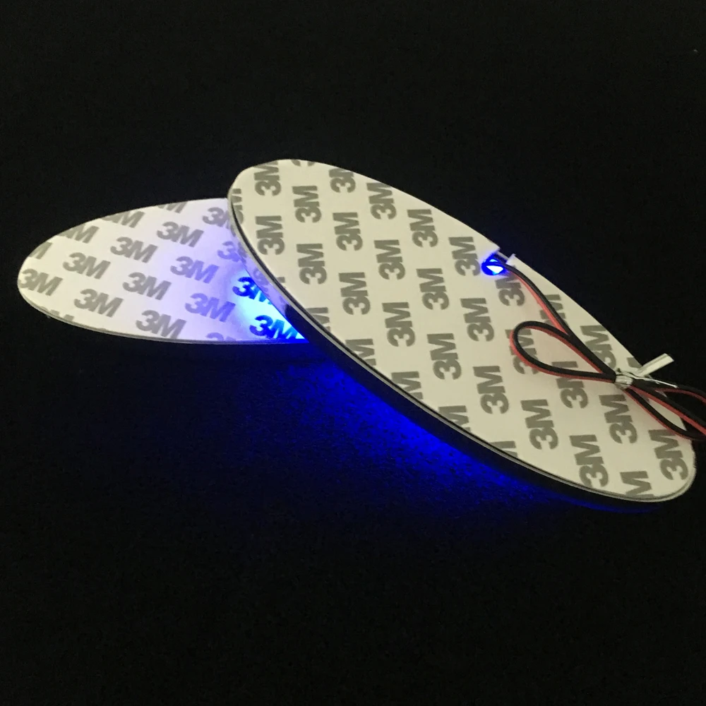 

Blue Insignia LED 5D Logo Light for Ford Logo Fiesta ST Focus 2 3 Fusion Escape Car Emblem Light Hub Lamp Tuning Car Universal