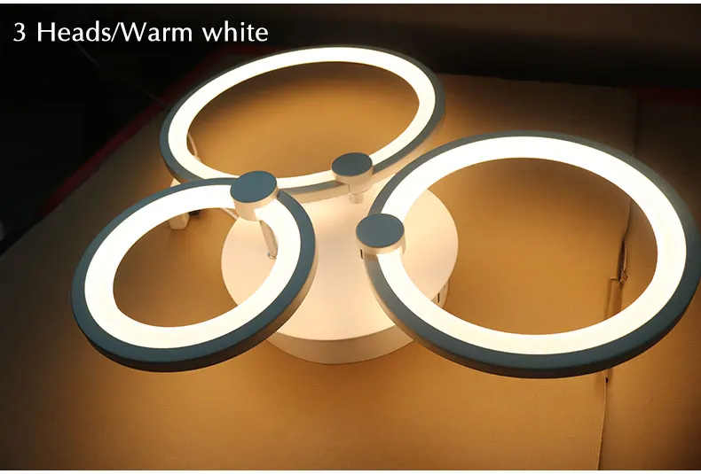 Lustre para Sala de Estar Iluminação de Teto Sala de Jantar White & Black Modern Led Quarto Luz Luminária Lustre da Acrílico 27 sala de estar luz quarto sala de