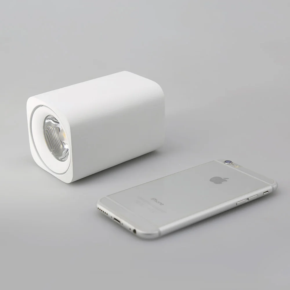 Aisilan cuadrado LED montado en superficie cubo Downlight de techo para habitación/corredor/pasillo AC85-260V COB diseño foco - 5