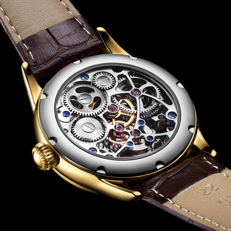 Tourbillon механические часы мужские Лидирующий бренд часы сапфировые зеркальные оригинальные ручные обмотки полый ход Мужские t Овцы циферблат часы Saat