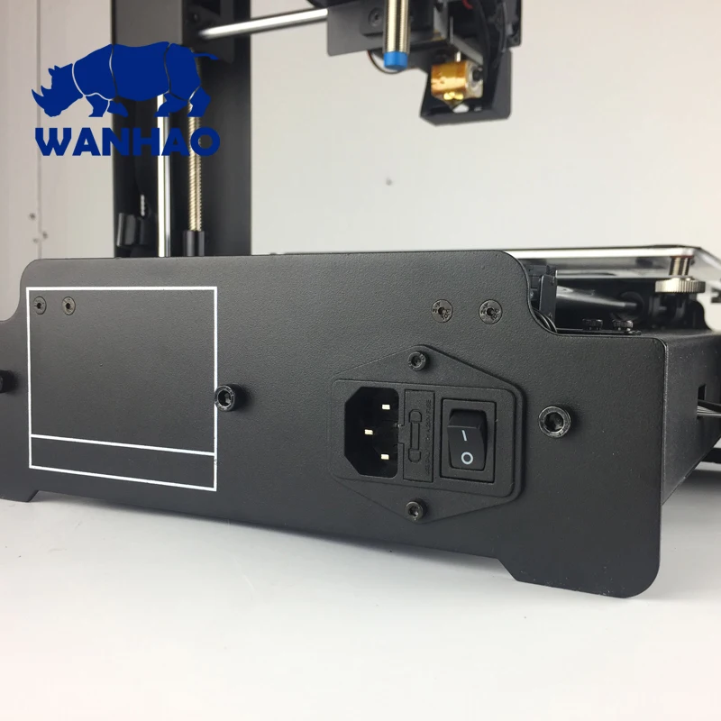 Wanhao Дубликатор I3 PLUS Mark 2 Mark II V2.0 3d принтер машина Авто левинг FDM Рабочий стол DIY сенсорный экран