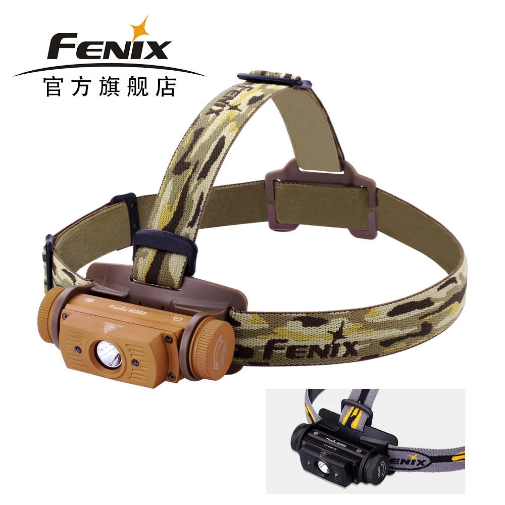 

2018 New Arrival Fenix HL60R Dual Light Source Rechargeable Micro USB T6 LED Headlamp with 18650 Battery