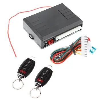 

Car Vehicle Burglar Alarm Central Door Lock Keyless Entry Security System With Remote Controllers Car Alarm System Universal