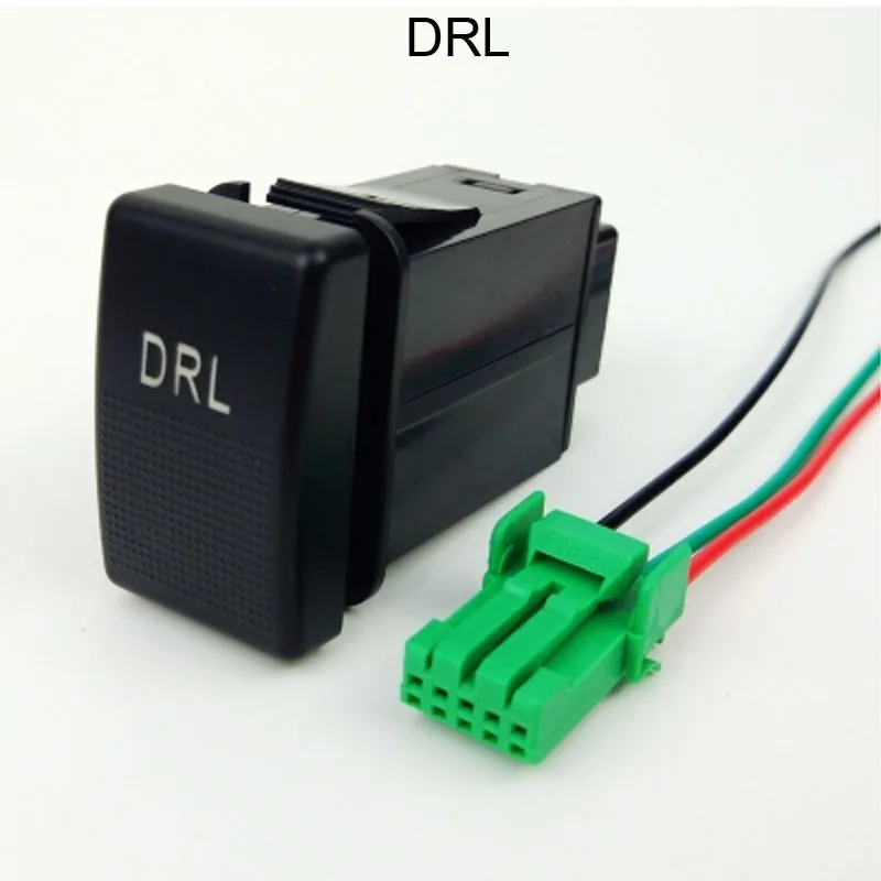 

DRL Automatic Headlight Front Fog Light Rear Fog Light One Kick Power Supply Switch Button Wire For Mazda 6