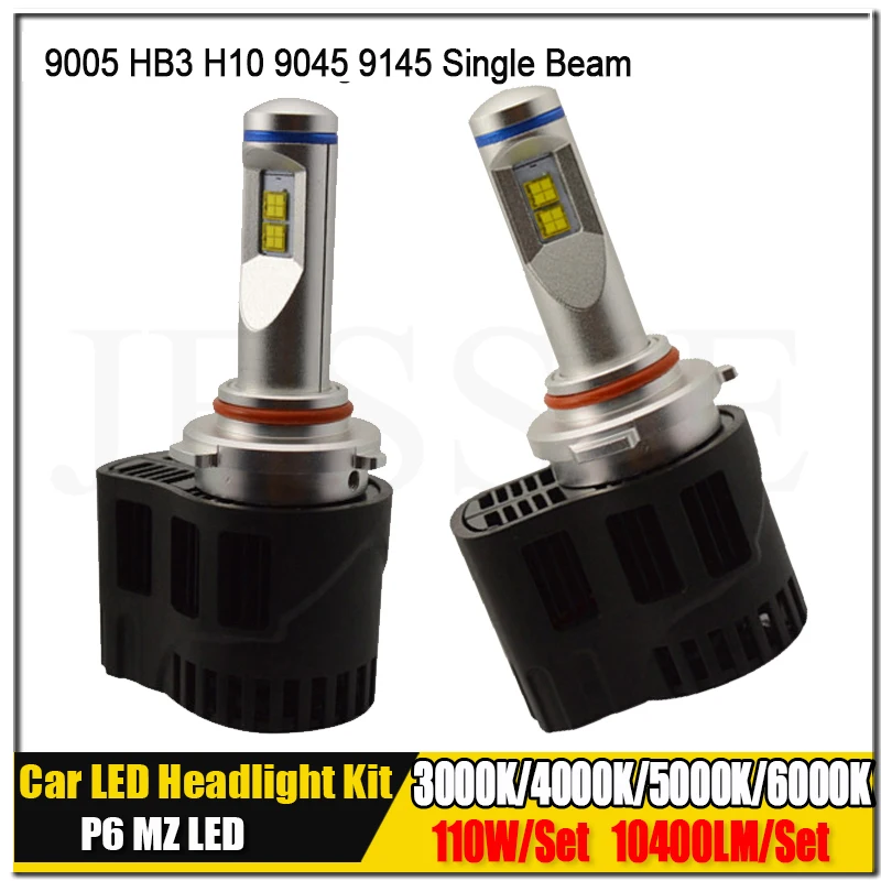

2016 New 3000K 4000K 5000K 6000K Canbus 110W 10400LM 9005 HB3 Car LED Headlight Conversion Kit 12V 24V 30V Head Fog Light Bulbs