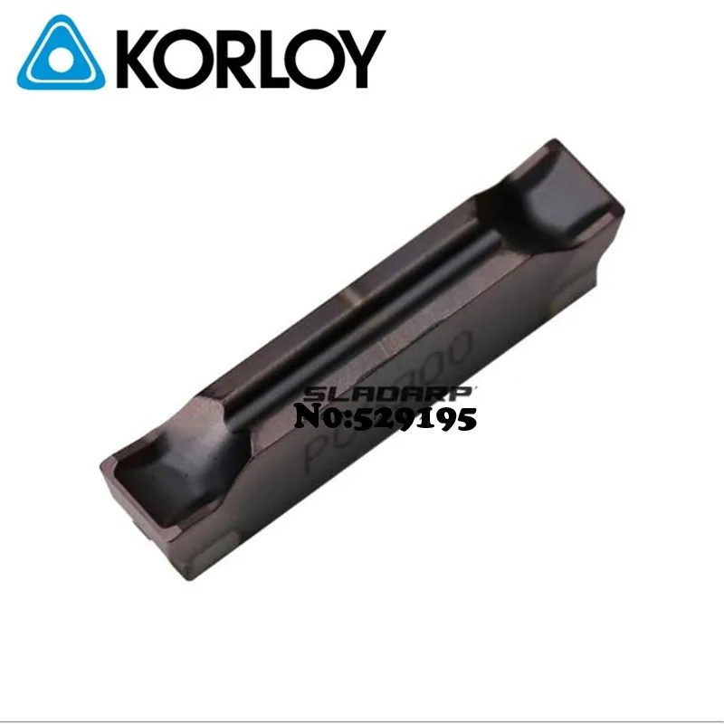 Carboneto de Torneamento Dois-headed Corte Original Korloy Inserção Mgmn400-04-r Mgmn500-04-r Torno Mgmn300-04-r Pc5300 Cnc