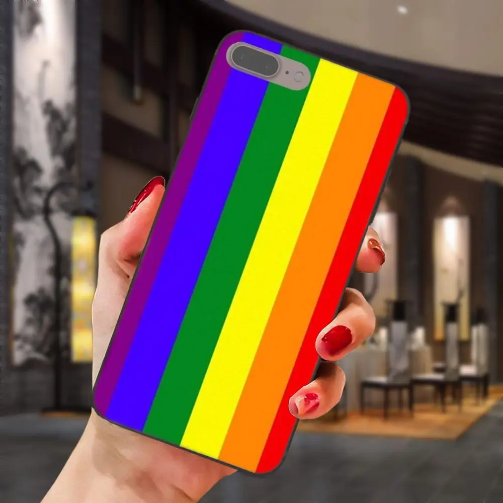 ЛГБТ гей лесбиянок гордость любовь Радуга флаг для Huawei Honor 5A 6A 6C 7A 7C 7X 8A 8C 8X 9 10 P8 P9 P10