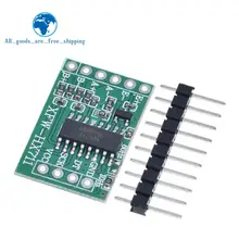 TZT pour Arduino double canal HX711 capteur de pression de pesage 24 bits précision A/D Module bricolage balance électronique