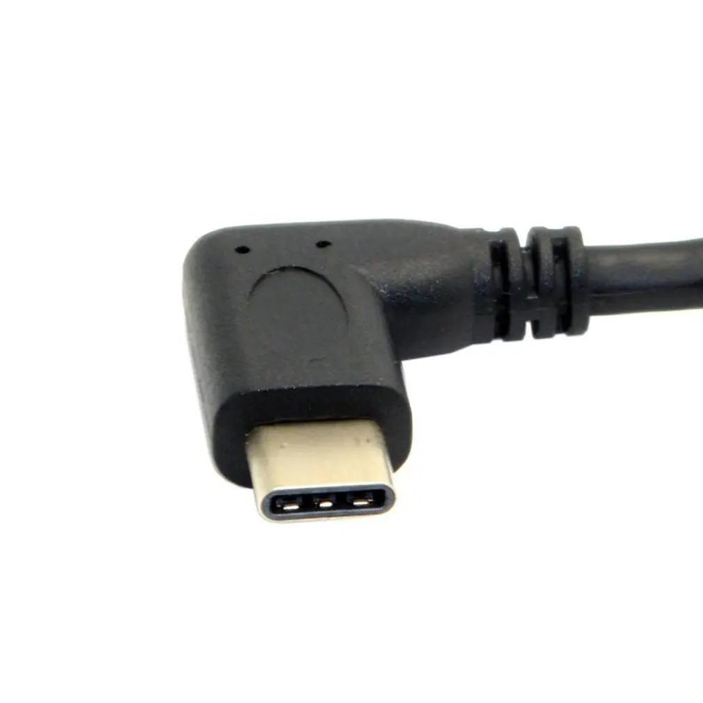 0,3 метров Реверсивный дизайн Тип C USB 3,1 90 градусов мужчин и USB-C женщин для расширения данных Кабельный УДЛИНИТЕЛЬ шнур