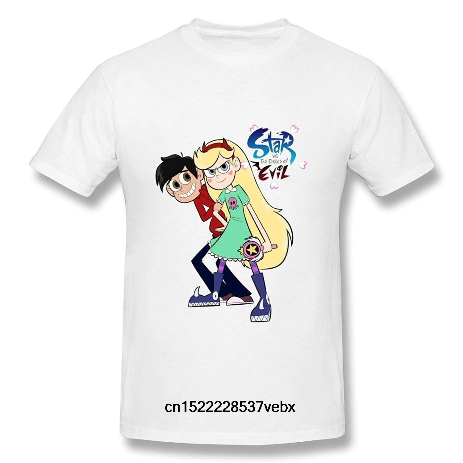 

Men's Cartoon Star Vs. The Forces of Evil T-Shirt Men Short Sleeve T-shirt