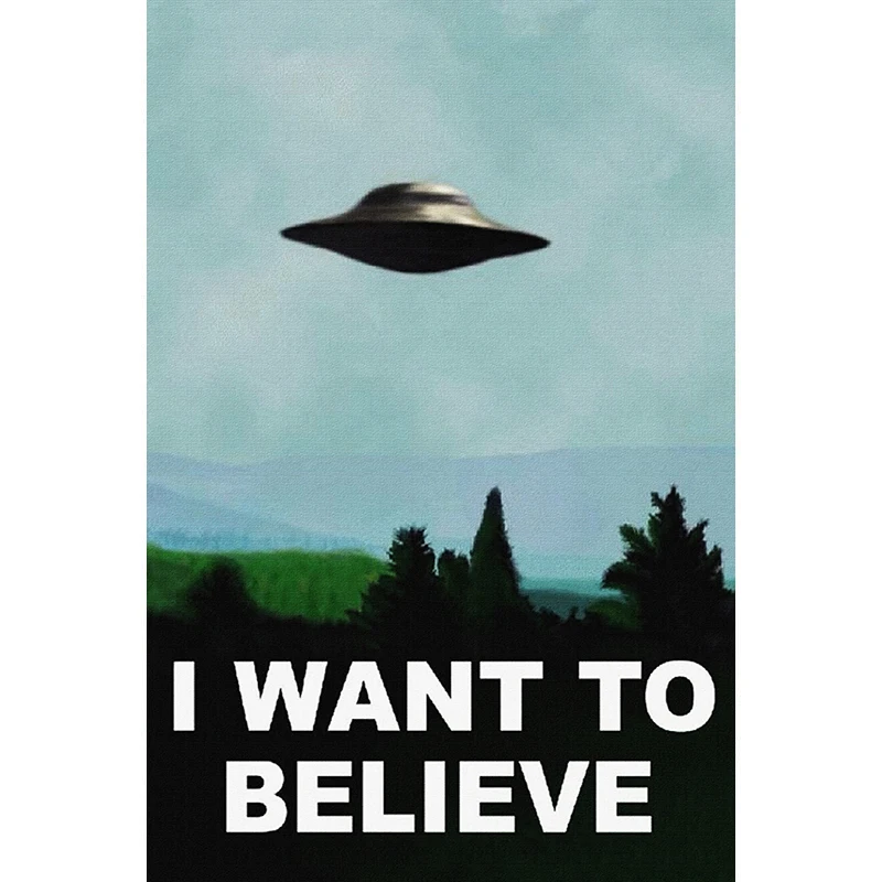 

Hot Sale I Want To Believe Silk Fabric Cloth Poster Prints High Quality Picture Nice Movie Style Custom Silk Fabric Cloth Poster