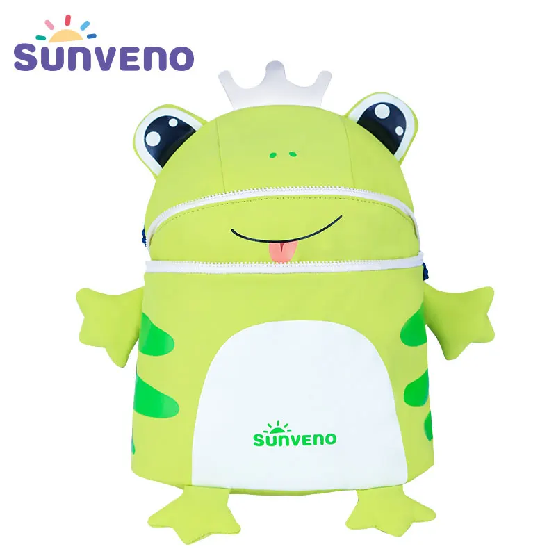 Sunveno анти-потерянный Детский Рюкзак Mochila детские рюкзаки детские ремни безопасности поводок для ребенка рюкзак для прогулок - Цвет: Frog