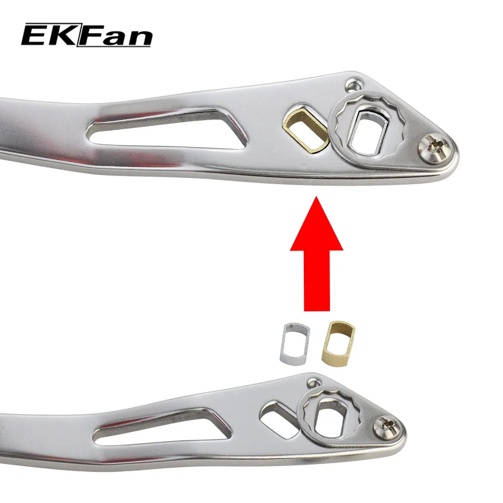 EKFan 3 шт. 7*4 мм Рыболовная катушка ручка для сборки Сменное отверстие 8*5 на