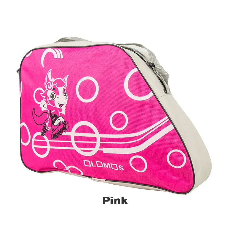 Pink Dekone сумка для спортивных коньков 38x15x28 см Высокое качество принт красный синий розовый для катания на коньках Велоспорт роликовые коньки Пылезащитная сумка для оборудования - Цвет: Pink