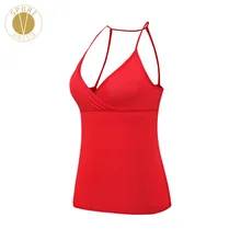 Сексуальный топ с тонким ремешком, открытый бюстгальтер, Женская Спортивная одежда для занятий йогой и активного отдыха с открытой спиной