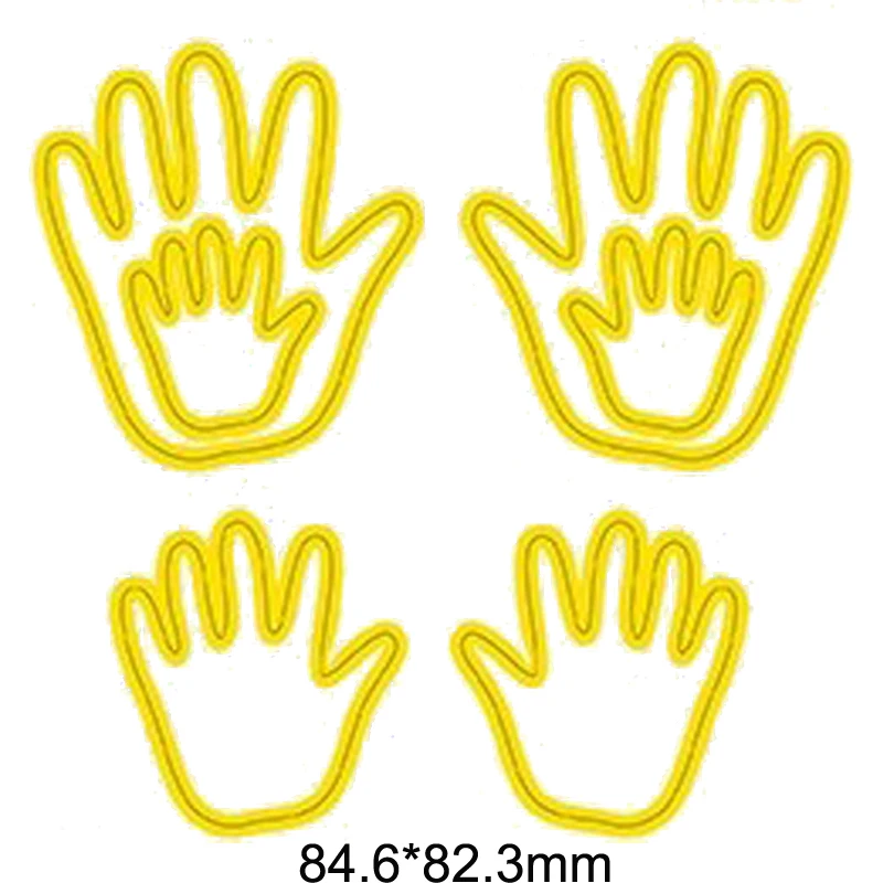 

6pcs/set Hand Palm Metal Cutting Dies Stencils for DIY Scrapbooking Embossing Photo Album Decoration Paper Handcraft Die Cut