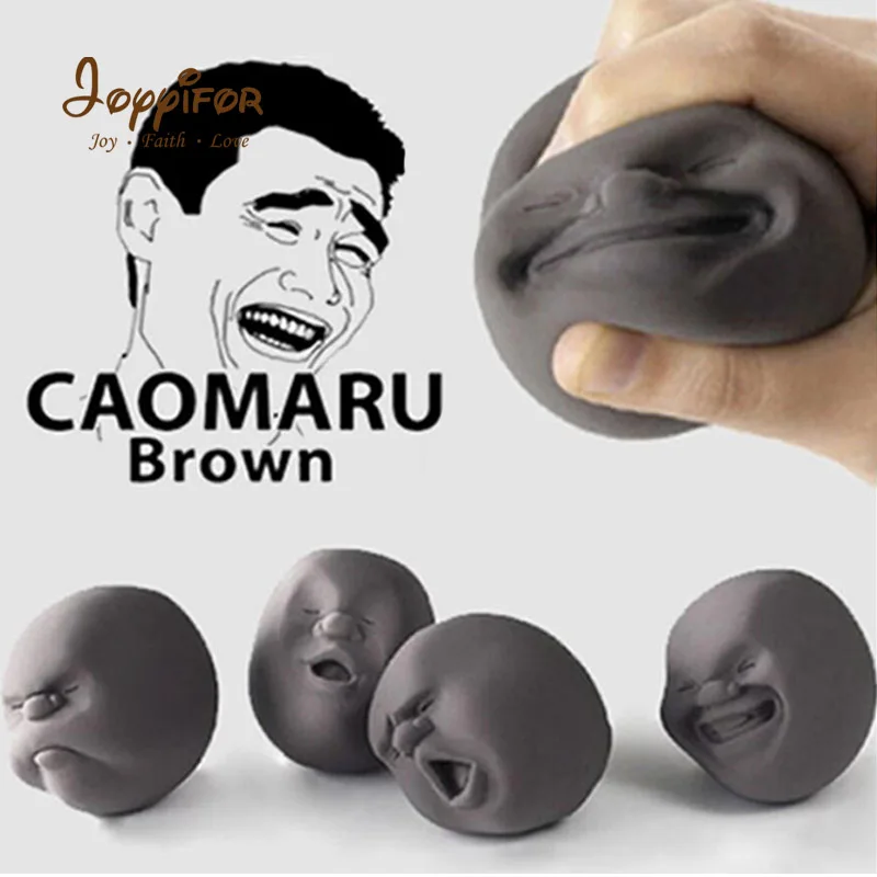 

Joyyifor Squishy Antistress Slow Rising Expression White Face Fun Gift Squeeze Soft Kids Release Stress Adult Decompression Toys