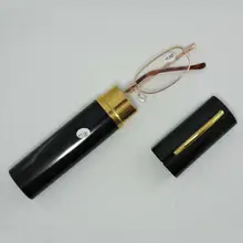 Для женщин и мужчин очки для чтения Пресбиопия ручка туба чехол металлический полный рамки портативный от 1,0 до 4,0 006