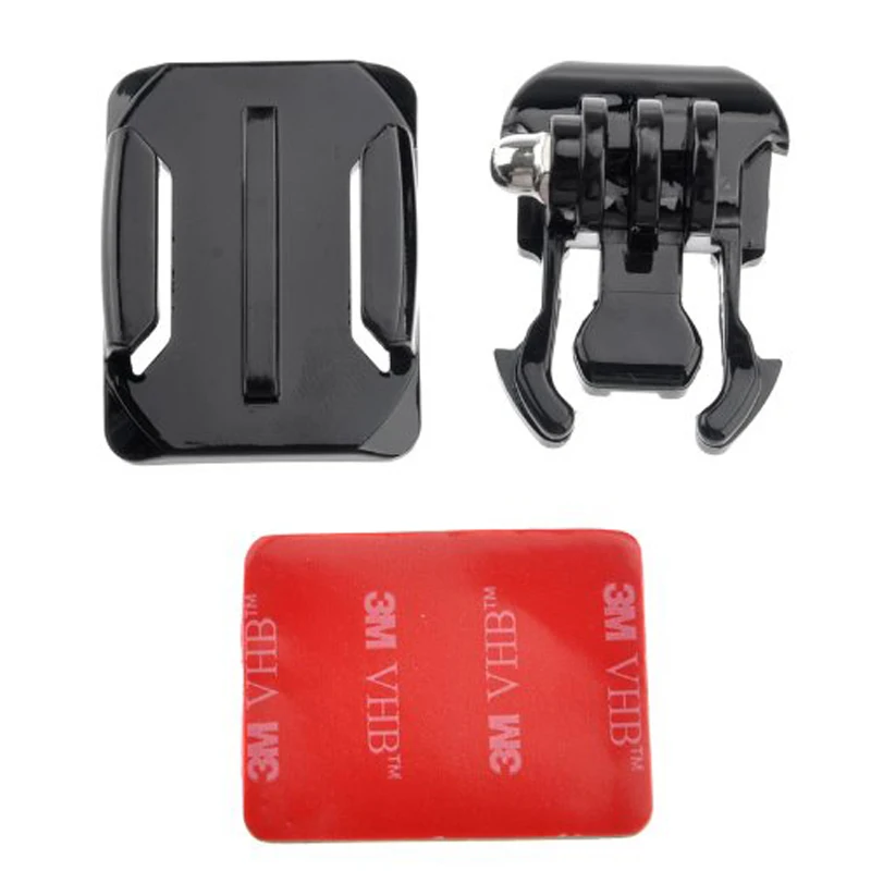 Helmet-Curved-Surface-Buckle-Basic-Mount-3M-VHB-Sticker-For-GoPro-Hero-3-2-1-SJCAM
