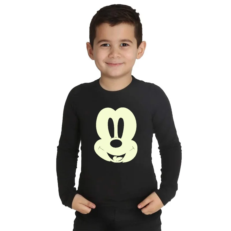 LYTLM Camiseta Mickey Tee Shirt Enfant Garcon Kids T Shirts for Girls Animal Print Kids Shirt Girls Happy Birthday Kid Clothes