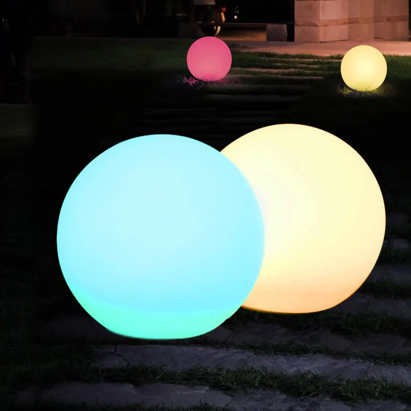 

2-Pack 11.8" Solar Waterproof Ball Light 10 Color RGB Switch Control mood Float Light Lamp Floating Globe Lights Outdoor pool