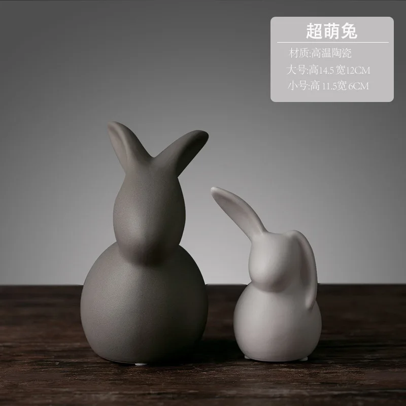 Nordic ceramic crafts ornaments home accessories creative home TV cabinet ceramic deer gift wholesale