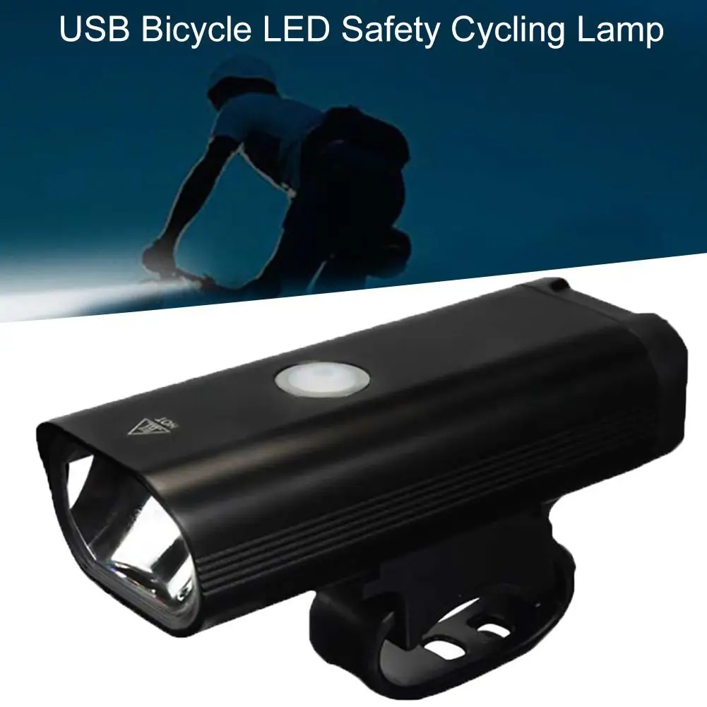 Новый USB Перезаряжаемый 3 режима велосипедный светодиодный фонарь фонарик безопасная велосипедная лампа