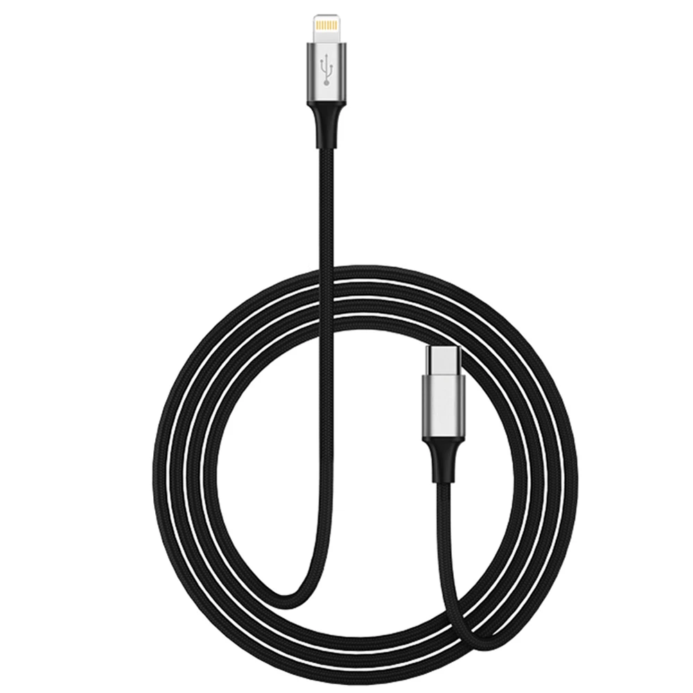 Usb кабель CLETO 2 м/6 футов Type C 8 Pin для iPhone Xs Max Xr X 7 6 6s Plus 5 c PD зарядное устройство