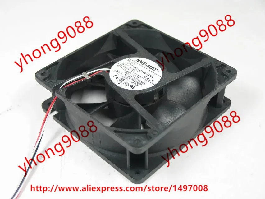 

NMB-MAT 4715KL-05W-B39 P51 DC 24V 0.40A 120x120x38 мм вентилятор охлаждения сервера