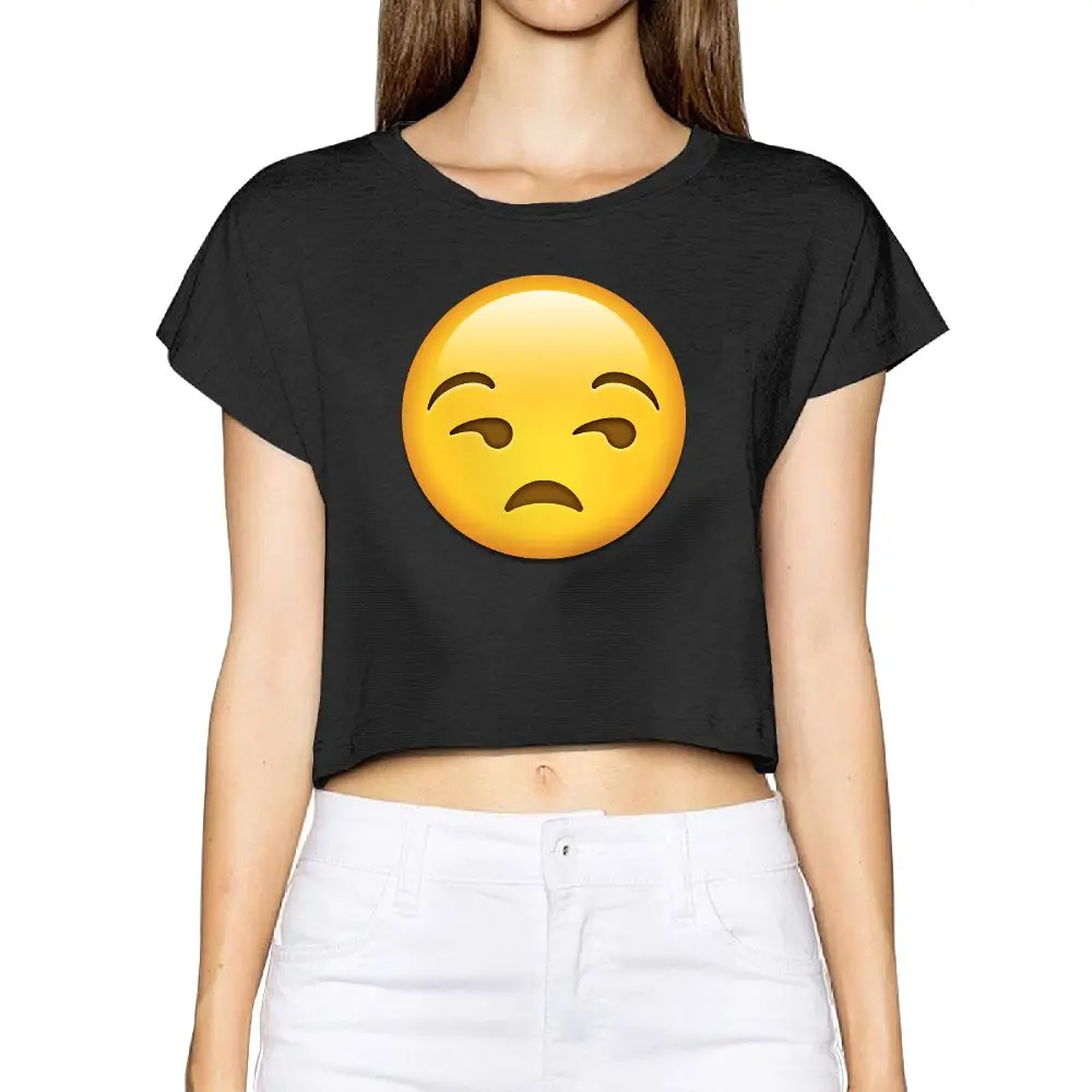 SAMCUSTOM Camisetas Real Short 3D printing Emoji kiss expression Fashion Street T Shirt Anarchy Bare midriff Sexy T-shirt Women SAMCUSTOM Camisetas Real Short 3D printing Emoji kiss expression Fashion Street T Shirt Anarchy Bare midriff Sexy T-shirt Women