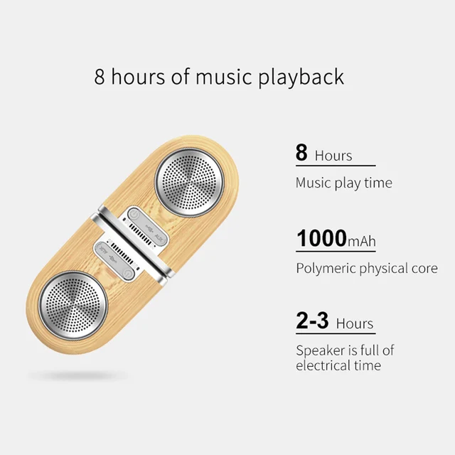 TWS Portable Bluetooth Speaker Column Subwoofer Driver Wireless Speaker with Good Bass for Outdoor Bicycle Sports