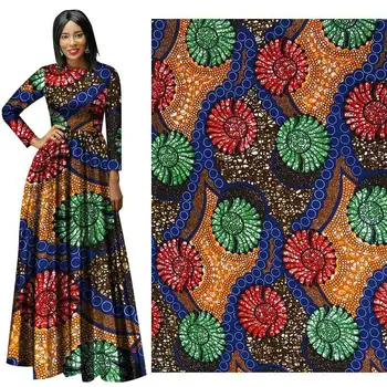 

colorful Wholesale of New National Wind Cotton Printed Fabric Plain Geometric Printed Fabric in 2019 fabric by the yard