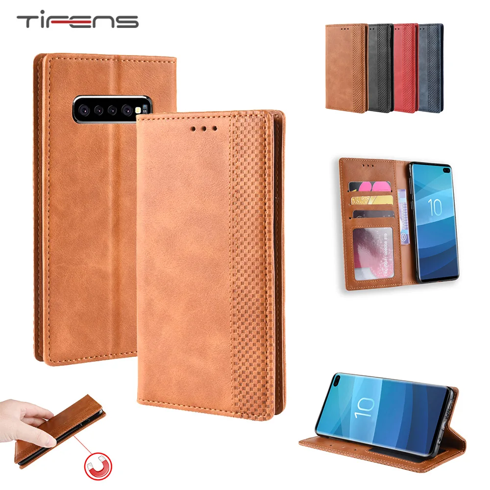 

Leather Case For Samsung Galaxy S10 J4 J6 Plus Note9 S10E A7 A9 2018 A6s A8s M10 M20 A10 A20 A30 A40 A50 A70 J4core Magnet Cover