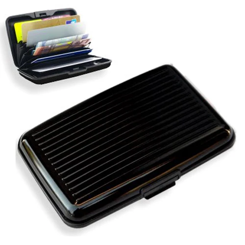 

VSEN Hot Business Id Credit Card Holder Wallet Aluminum Metal Case Box 6 colors