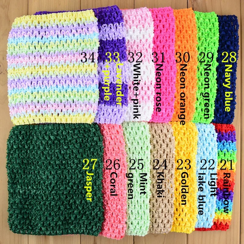 

Express Free 6Inch Crochet Baby Tutu Top popular Cartoon Character Costumes Hair Accessories  34 color 200pcs /lot H015