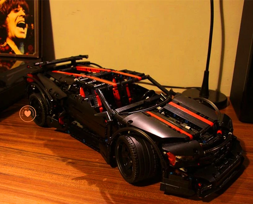

NEW MOC Assassin X19 fit technic racing car model car Building Block Bricks Toy boys gift kid city diy bricks Children