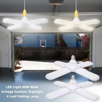 

27 304 LED Light 60W Wide Voltage Outdoor Highlight 4 Leaf Folding Lamp EU US LED Bar Light Bedroom Closet Wardrobe Light