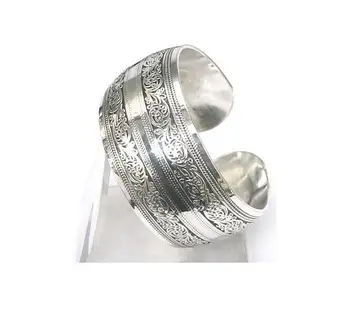 

Free shipping@@10PC@@@NEW IN TIBET STYLE TIBETAN SILVER LUCKY TOTEM BANGLE