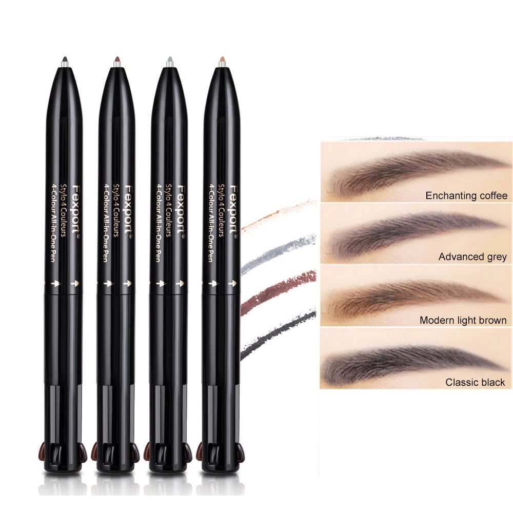 4 In 1 Multi-function Automatic Eyeliner Waterproof Lasting Eye brow Tattoo Pen Makeup | Красота и здоровье