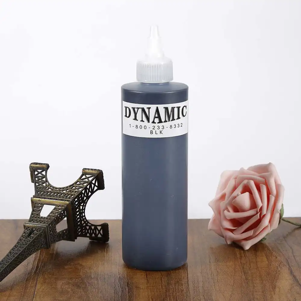 

Eco-friendly Black Dynamic Tattoo Ink Permanent Makeup Microblading Pigment Body Art Paint Tattoo Supply 249ML HOT Sale TSLM2