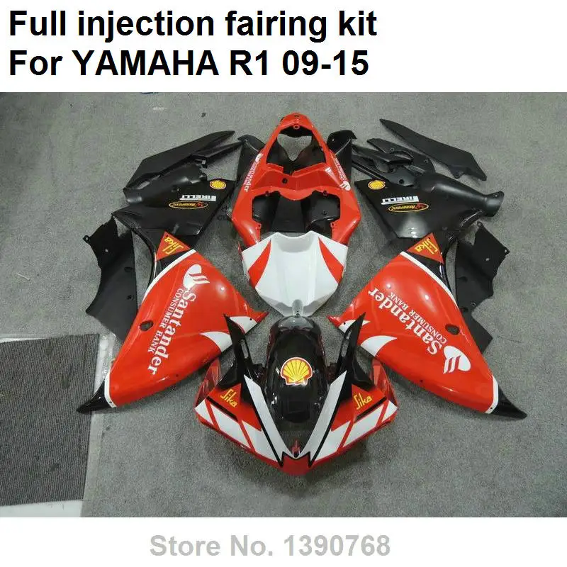 Обтекатели из АБС-пластика для Yamaha YZF R1 09 10 11 12 13 14 15 красный черный белый
