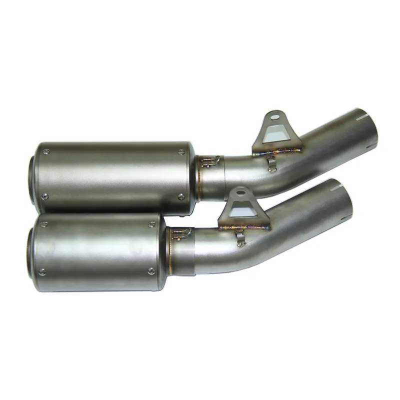 

Motorcycle exhaust middle pipe complete S1000rr mid pipe bend with SC AKRAPOVIC exhaust pipe for GP RACE with sc decal