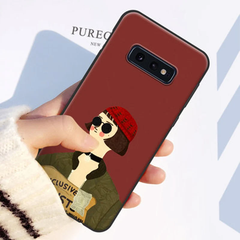 Чехол для Samsung galaxy S10e задняя крышка мягкий силиконовый чехол S10 e защитный