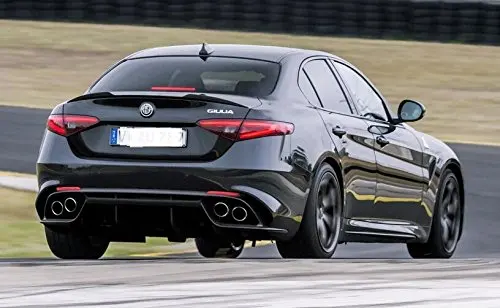 Автомобильный-Стайлинг для Alfa Romeo на Giulia 952 задний спойлер из углеродного волокна Глянцевая отделка багажника крыло губы волокна Bootlid Сплиттер Комплект