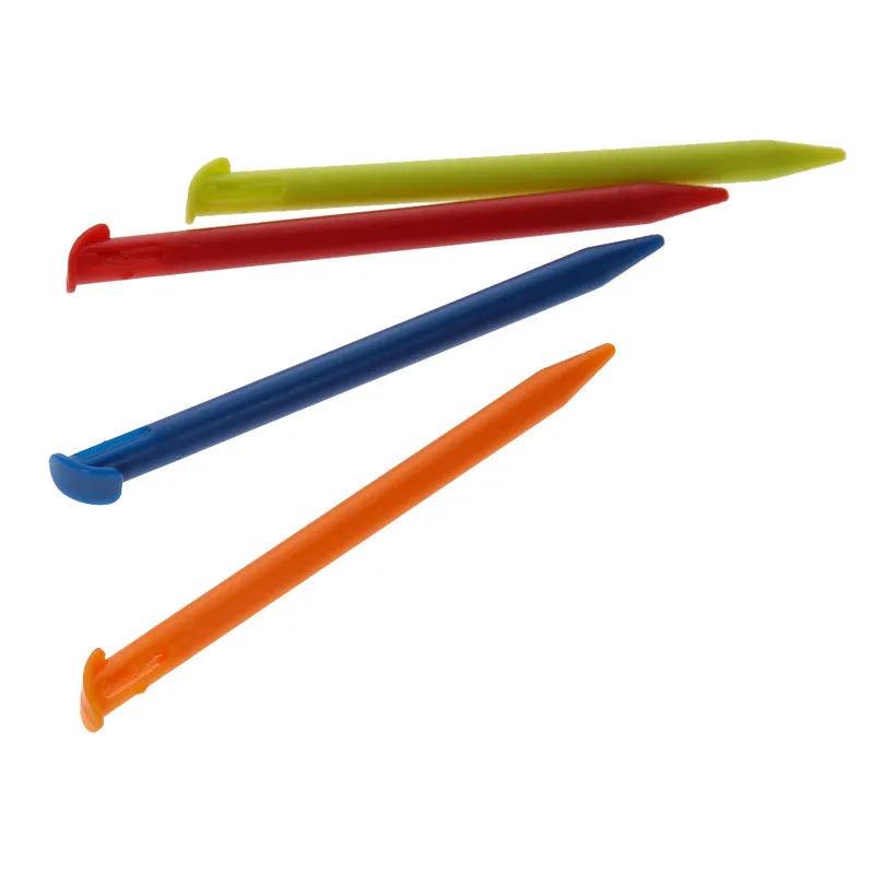 4 шт./партия многоцветная пластиковая ручка с сенсорным экраном стилус портативная ручка карандаш Touchpen набор для нового nintendo 3DS XL LL