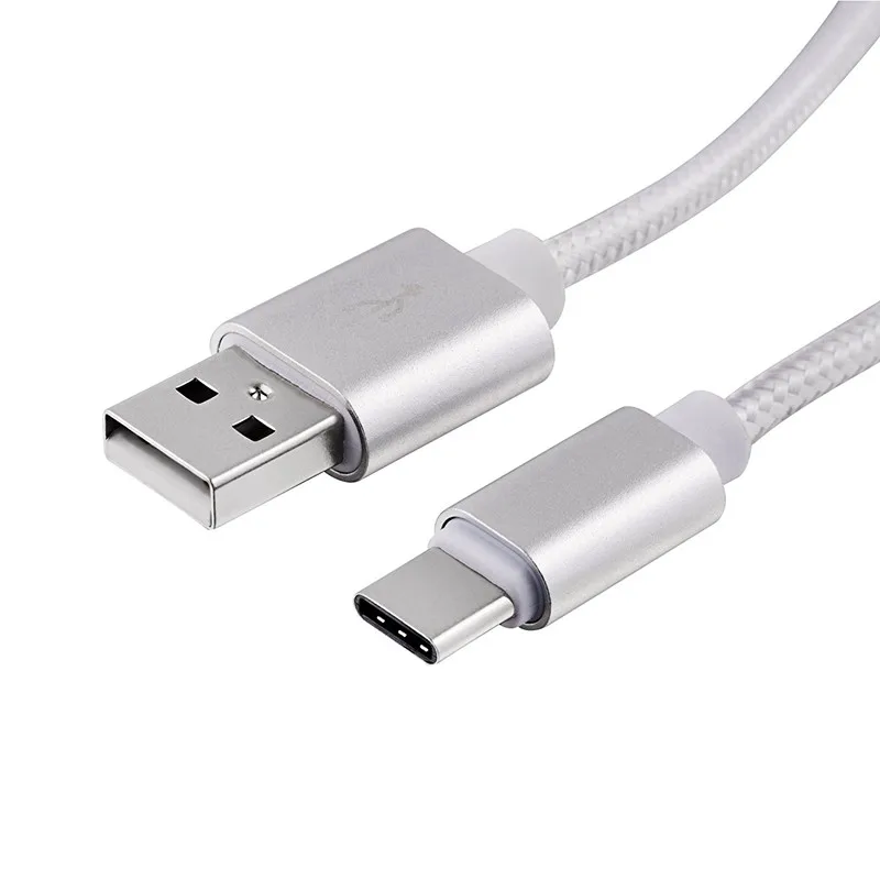 Нейлон USB-C Зарядное устройство кабель для sony Xperia L1 G3312 G3311 G3313 XA1 ультра G3221 G3121 USB 3,1 Тип C кабель синхронизации данных и зарядки