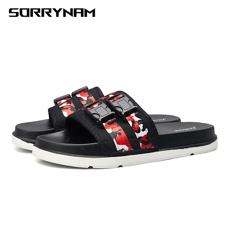 

Men Slippers Summer Fashion Soft Bottom Leisure Trend Home Cool Slippers Comfortable Simple Men Beach Slippers Flip Flops