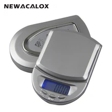NEWACALOX 100g x 0.01g Mini Digital Scale for Gold Bijoux Sterling Silver Weight Scale Jewelry 0.01 Balance Electronic Scales