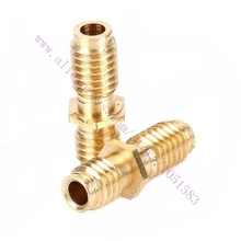 5pc Ultimaker Original /Original+ 3D Printer Hot End Isolator Tube M6X20 Brass Feed Pipe 3d printer extruder parts Free Shipping