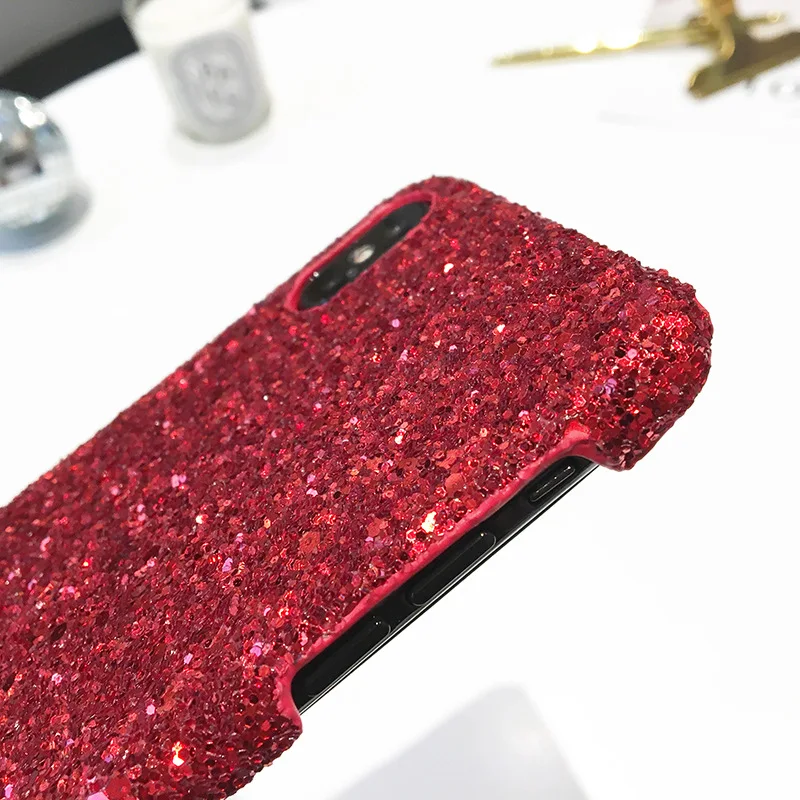 Funda dura brillante para iPhone 8 Plus XS X 7 para iPhone 6 6 s Plus 7 8 XS Max XR 5S 5se del teléfono de Shell casos EEMIA Funda dura brillante para iPhone 8 Plus XS X 7 para iPhone 6 6 s Plus 7 8 XS Max XR 5S 5se del teléfono de Shell casos EEMIA
